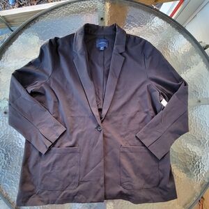 NWT Amazon Essentials Women's Black Blazer Size XXL